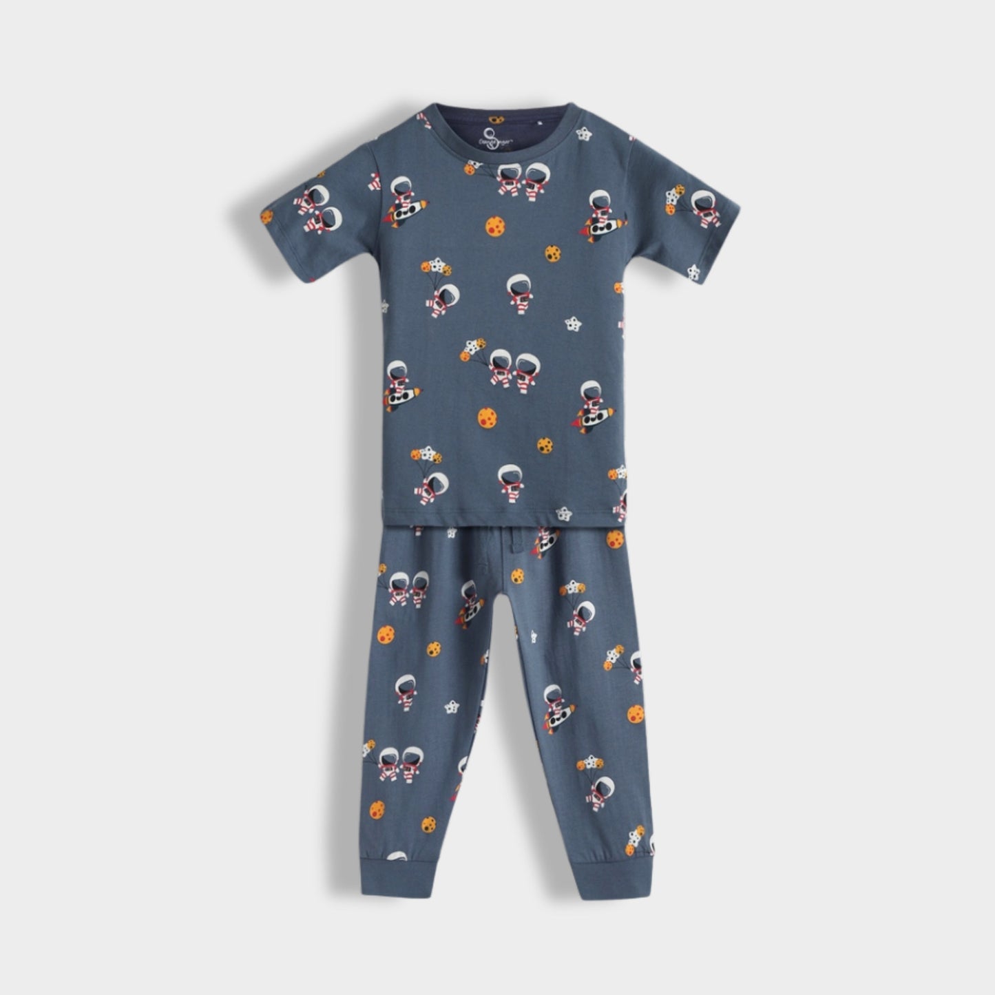 3 Pack Half Sleeves Unisex Co-ord Set | Aqua Orange, Tiger & Space