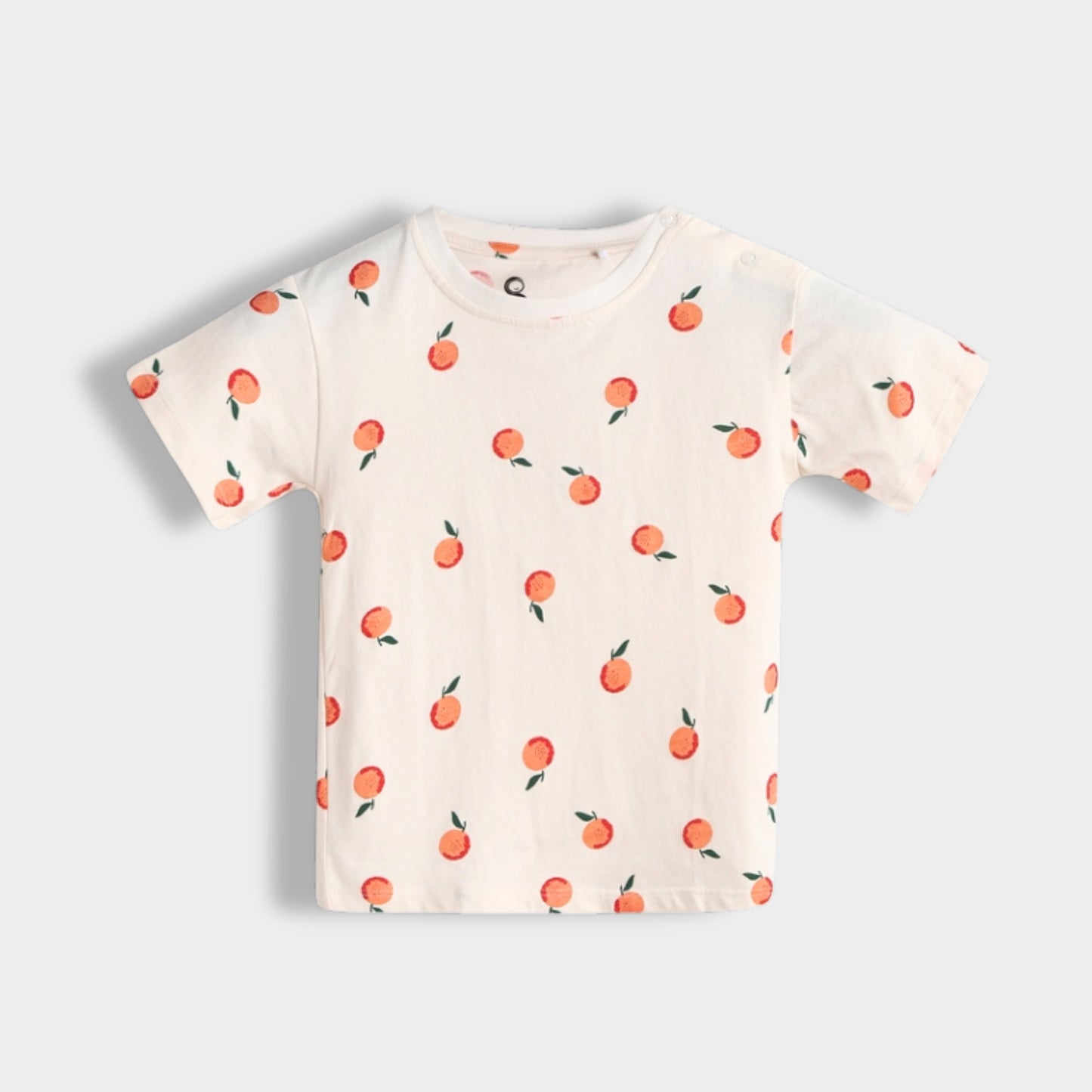 T-Shirt & Shorts Unisex Co-ord Set | Orange Heaven