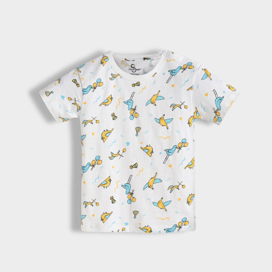 T-Shirt & Shorts Unisex Co-ord Set | Bird Day