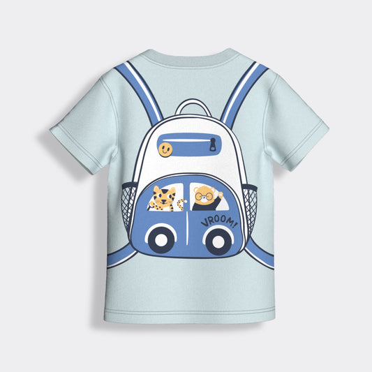 T-Shirt & Shorts Unisex Co-ord Set | Back Pack