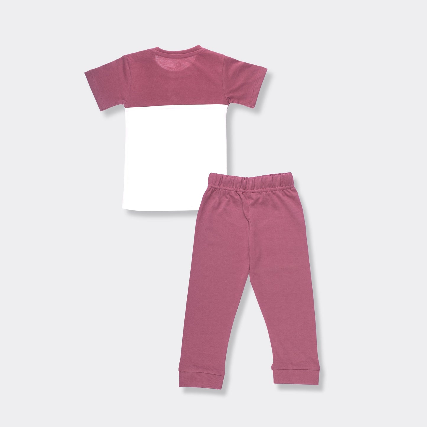 Half Sleeves Unisex Co-ord Set | Berry Bliss