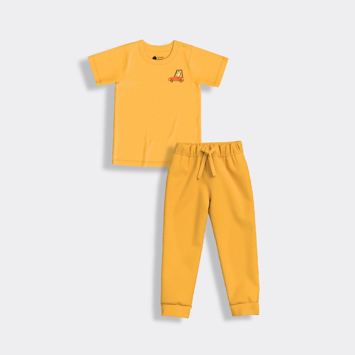 3 Pack Half Sleeves Unisex Co-ord Set | Aqua Orange, Tiger & Space