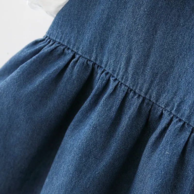Classic Denim Girls Dress