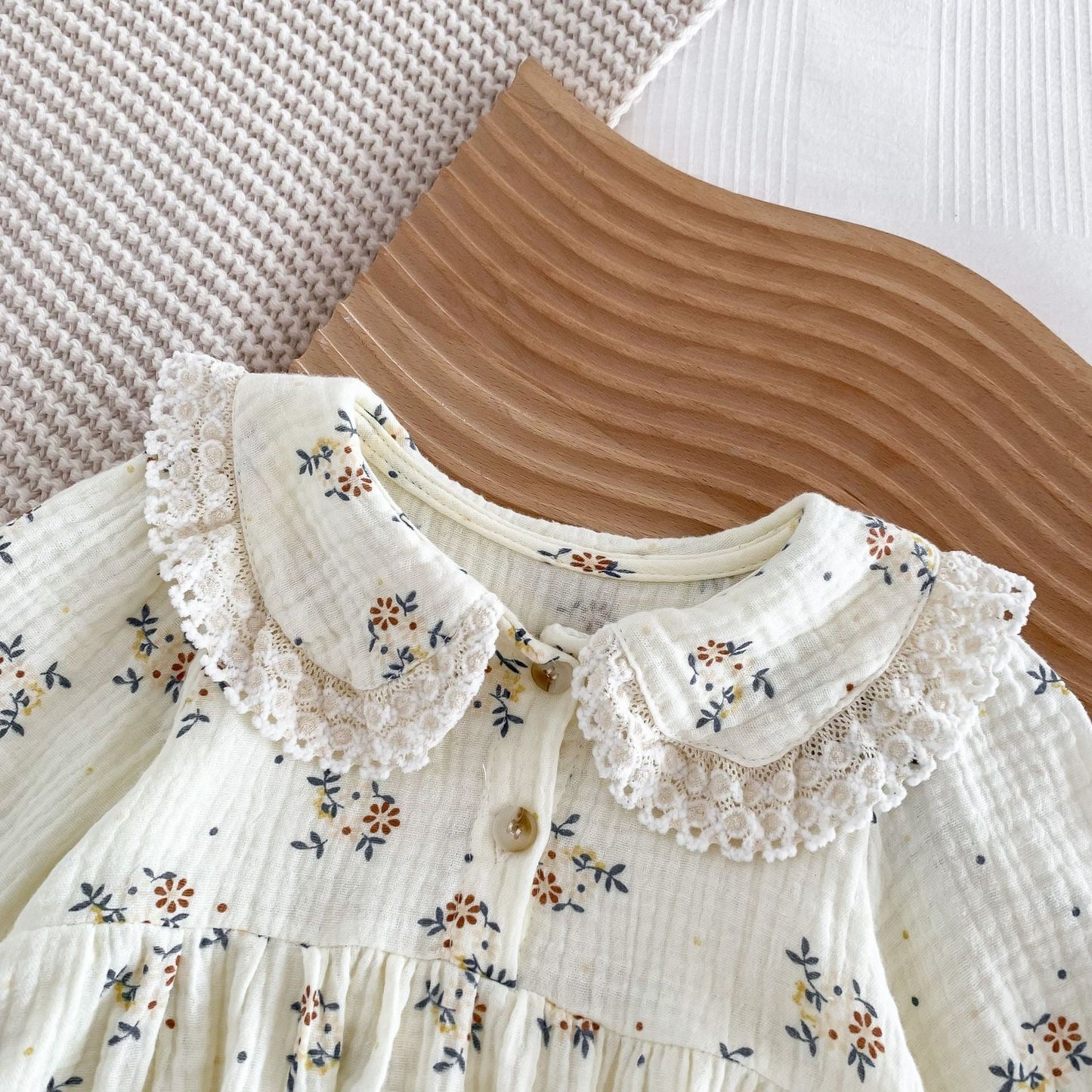 Bella Organic Baby Girls Romper with Cap