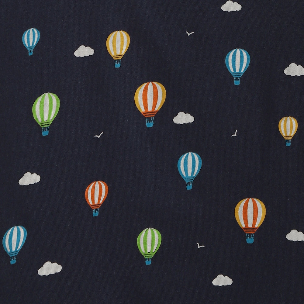 T-Shirt & Shorts Unisex Co-ord Set | Hot Air Balloon