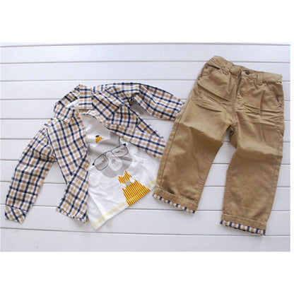 Adorable Ju Ju Jam three-piece set featuring a checkered jacket