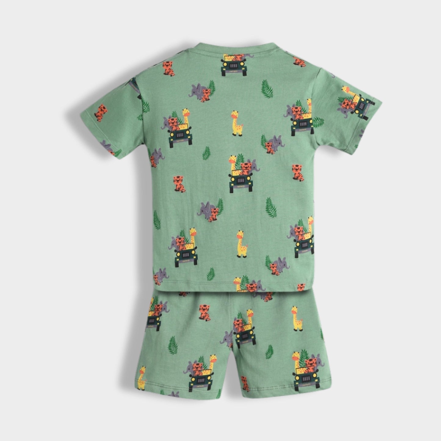 T-Shirt & Shorts Unisex Co-ord Set | Jungle Safari