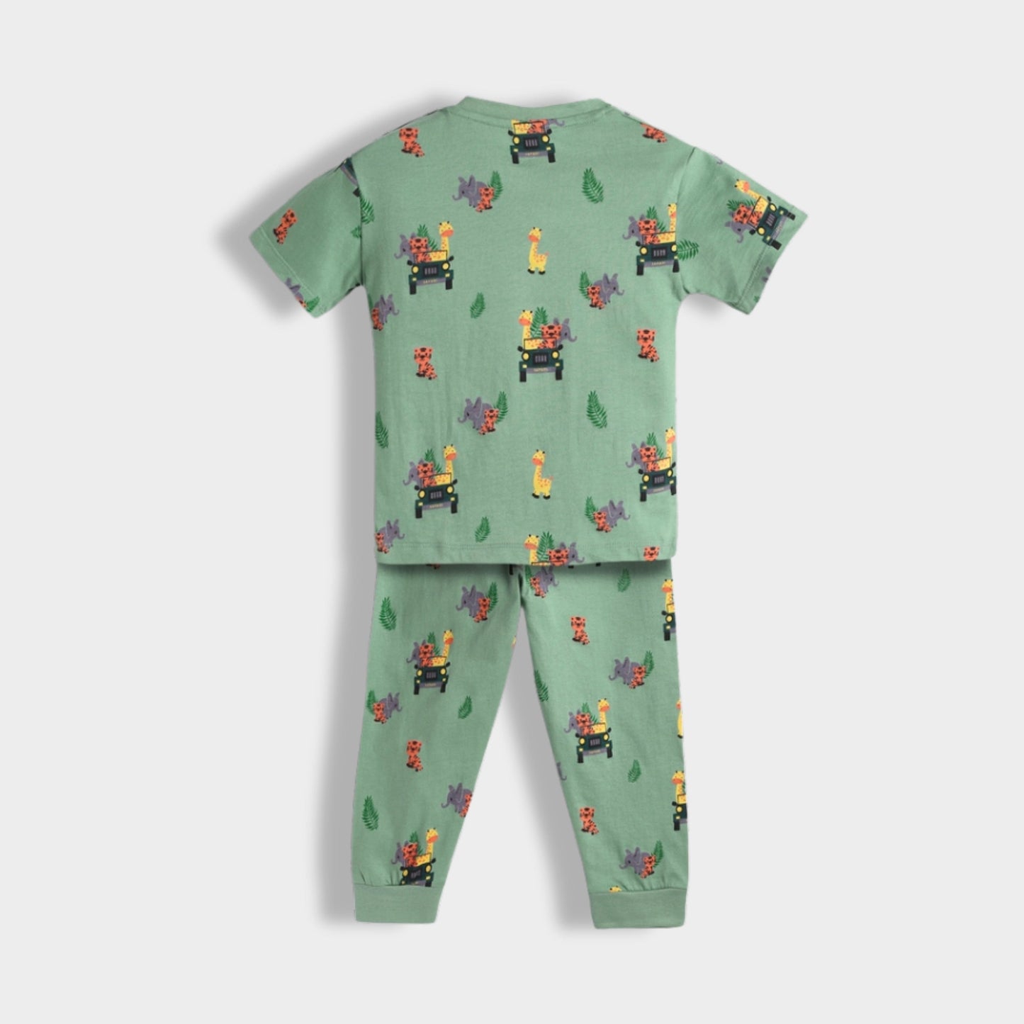 Half Sleeves Unisex Co-ord Set | Jungle Safari