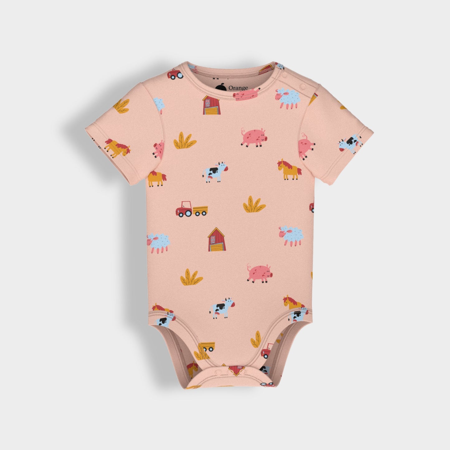 2 Pcs Half Sleeves Bodysuit | Farm, Off White