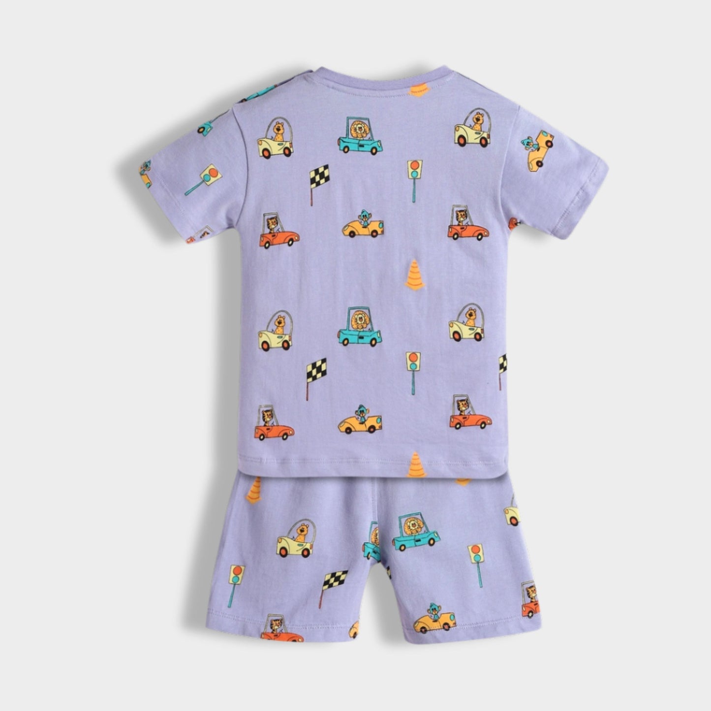 T-Shirt & Shorts Unisex Co-ord Set | Racing Cars