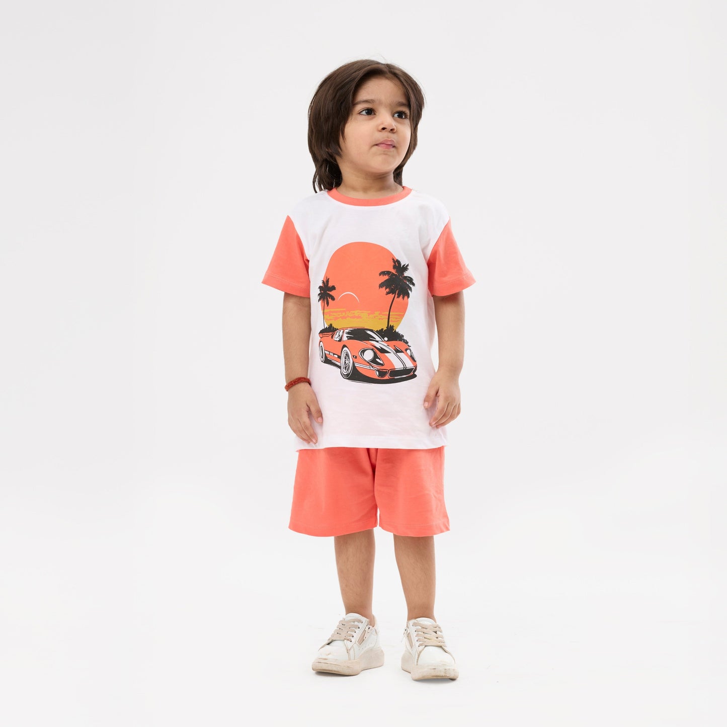 T-Shirt & Shorts Unisex Co-ord Set | Car Ride