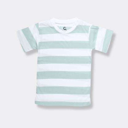 Half Sleeves Unisex Co-ord Set | Forest Stripes