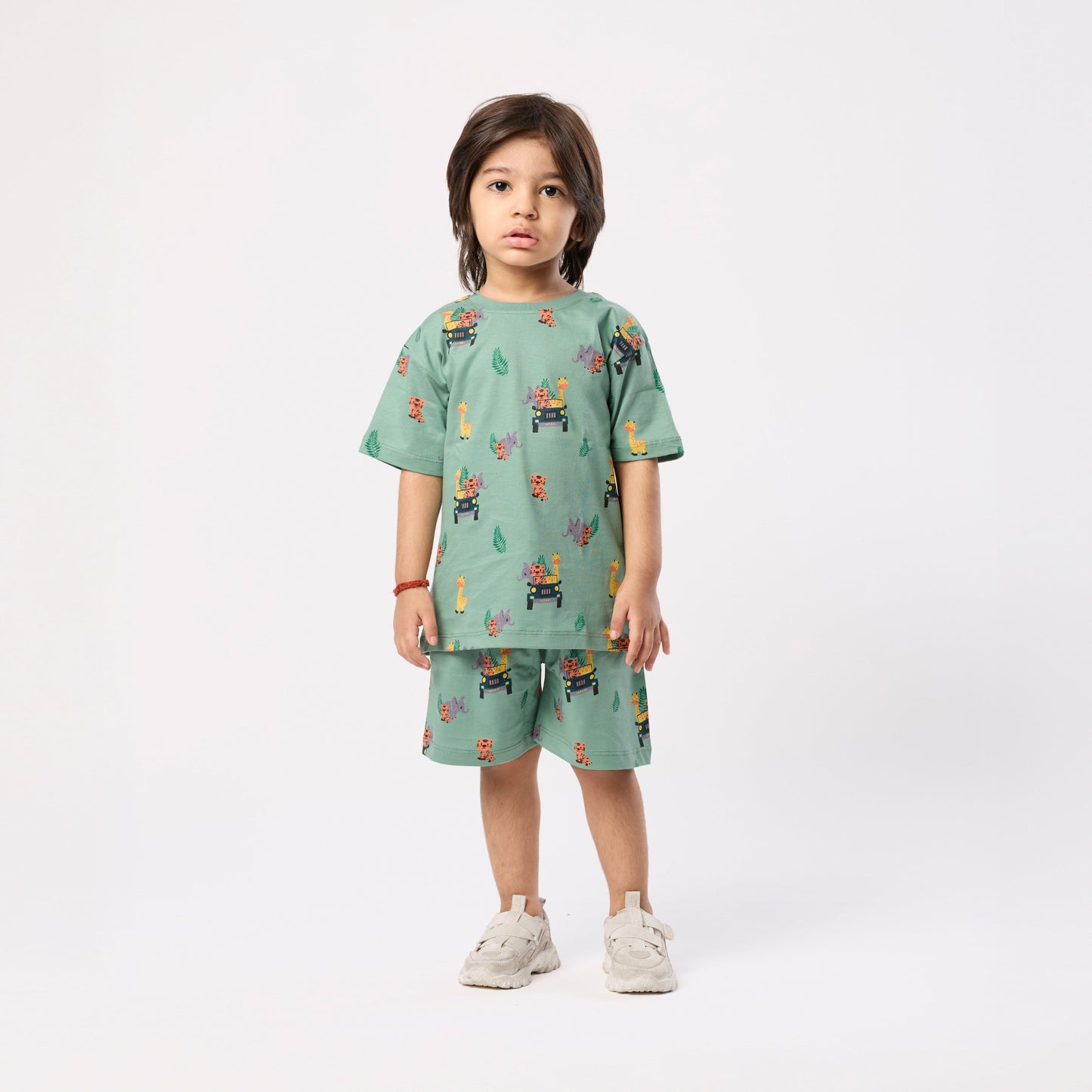 T-Shirt & Shorts Unisex Co-ord Set | Jungle Safari