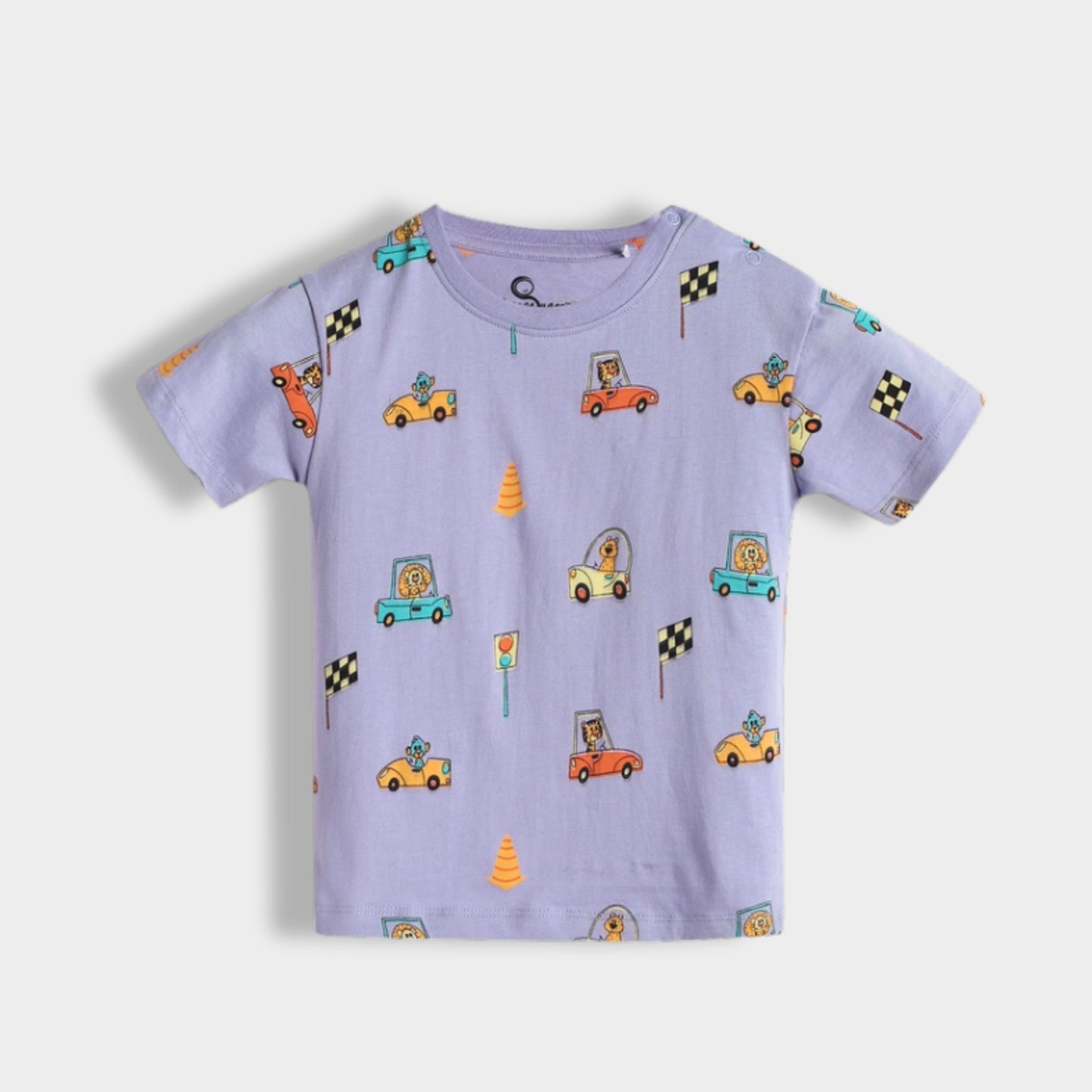 Half Sleeves Unisex Co-ord Set | Racing Cars