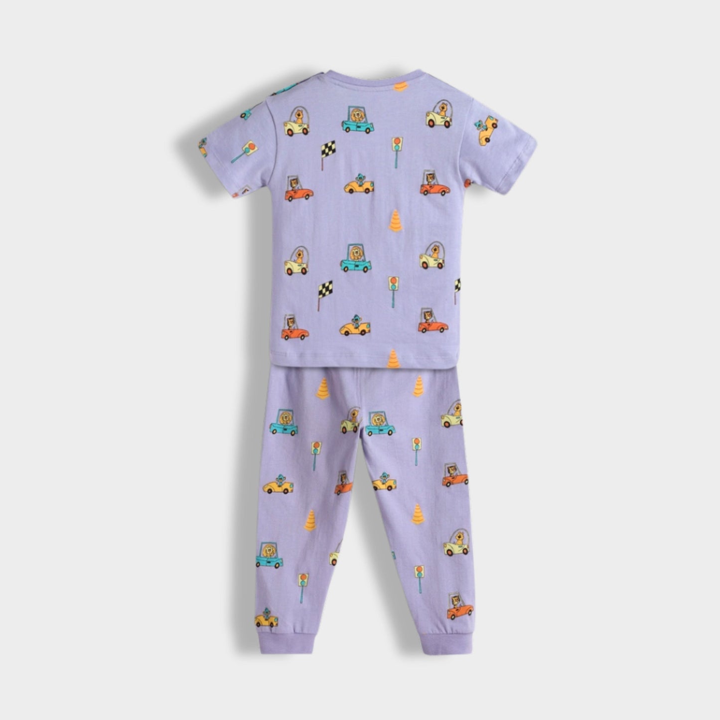 Half Sleeves Unisex Co-ord Set | Racing Cars