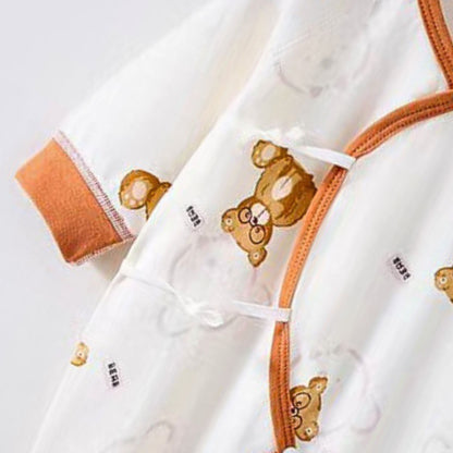 Comfy Teddy Bear Baby Boys Girls Romper