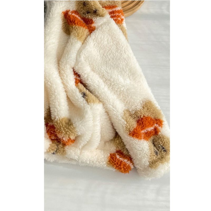 Adorable Bear Boys and Girls Plush Zipper Top