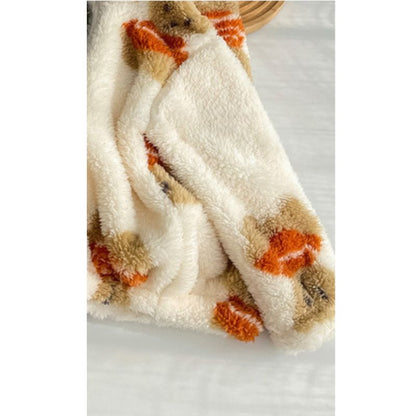 Adorable Bear Boys and Girls Plush Zipper Top