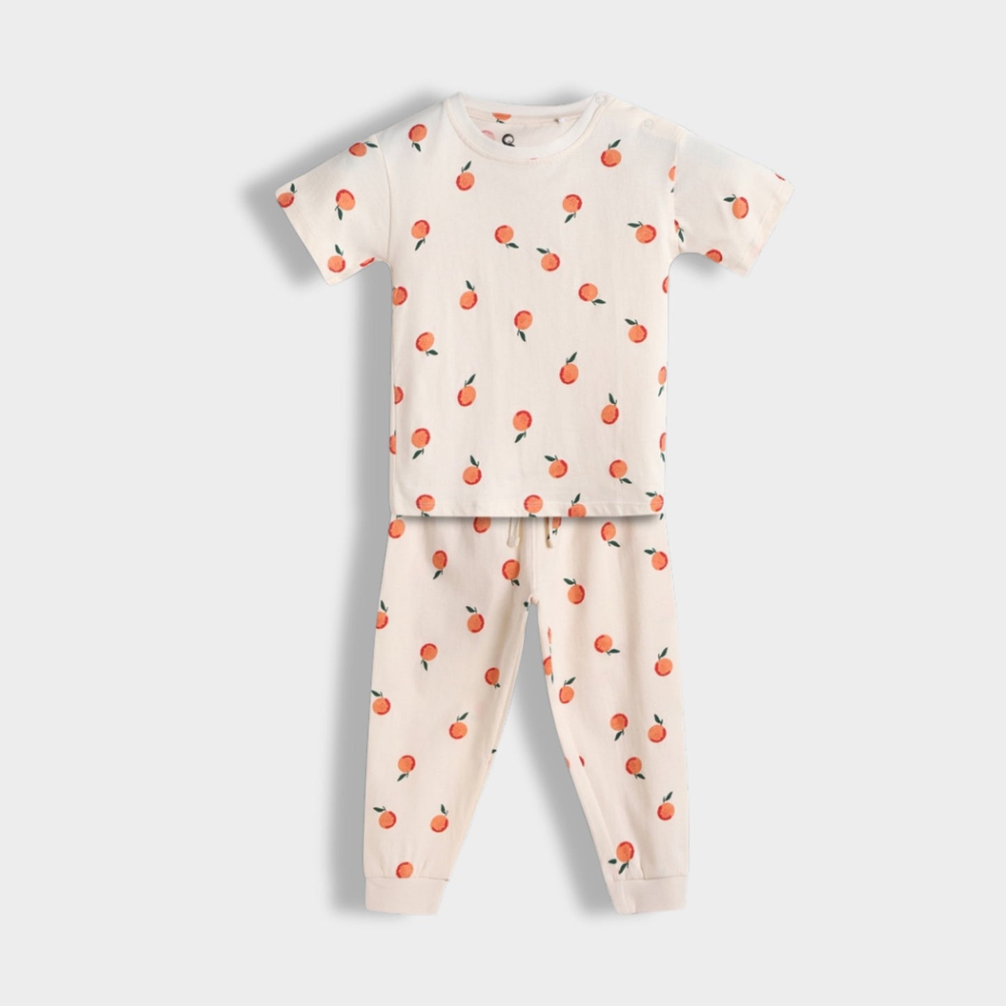 Half Sleeves Unisex Co-ord Set | Orange Heaven