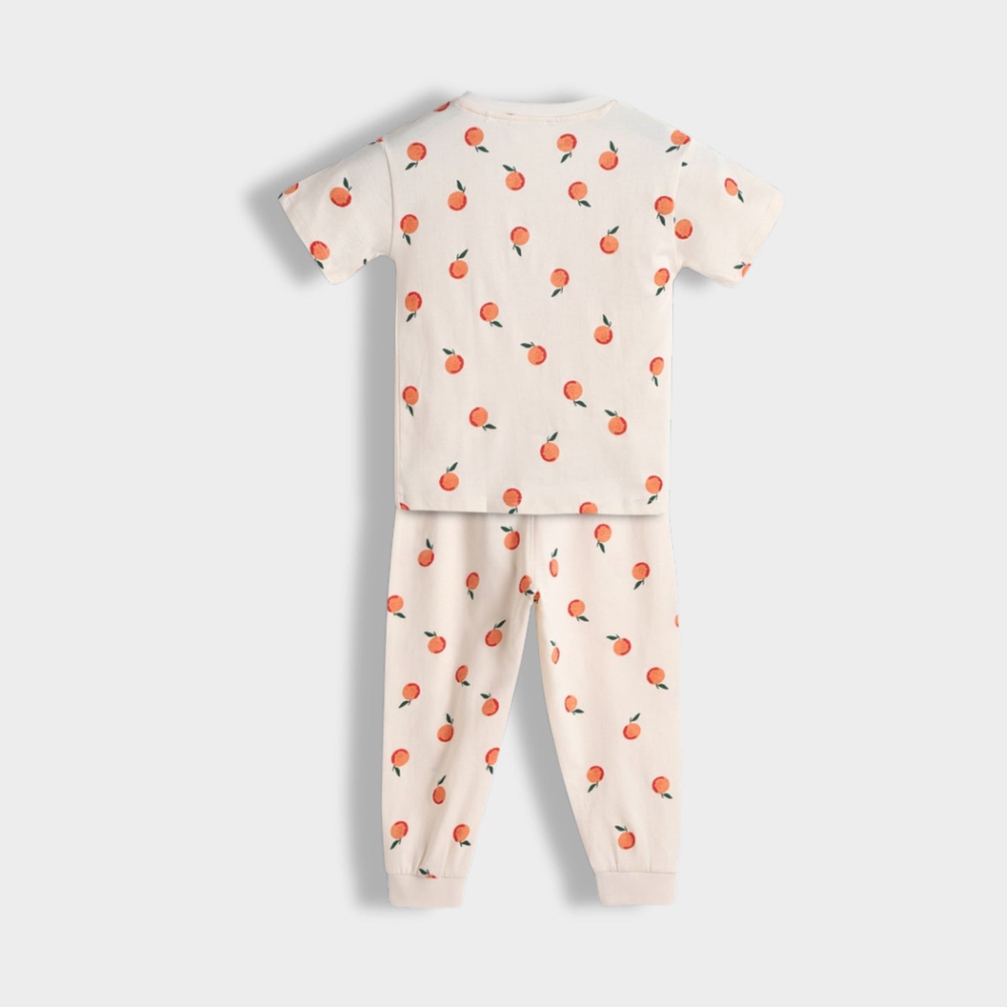 Half Sleeves Unisex Co-ord Set | Orange Heaven