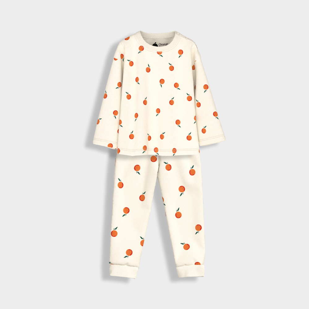 Full Sleeves Unisex Co-ord Set | Orange Heaven