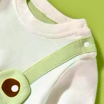 Cartoon Frog Style Cute Baby Boy Girl Romper