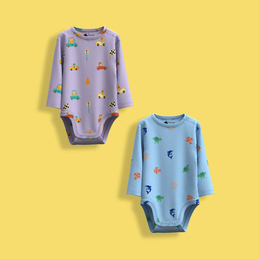 2 Pcs Full Sleeves Bodysuit | Underwater, Cars