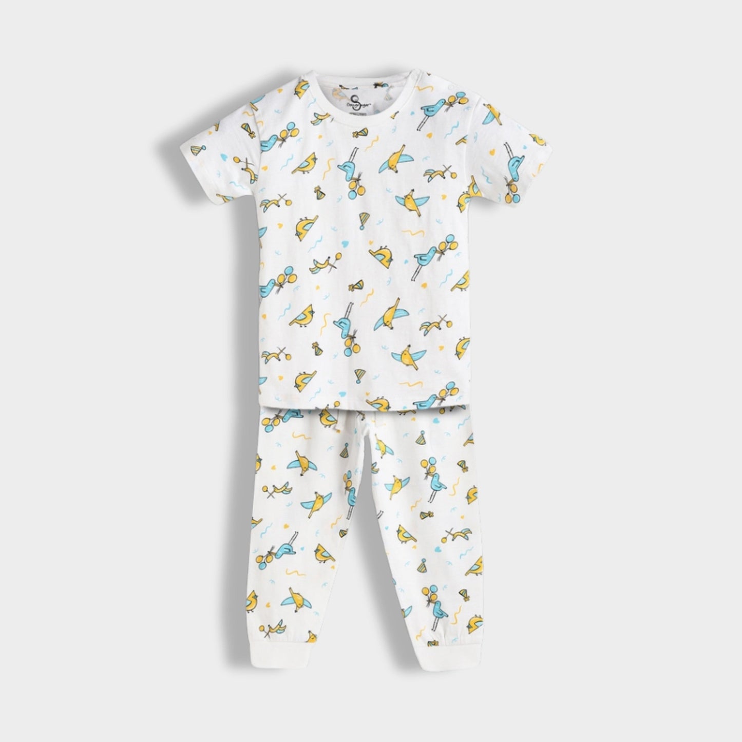 Half Sleeves Unisex Co-ord Set | Bird Day