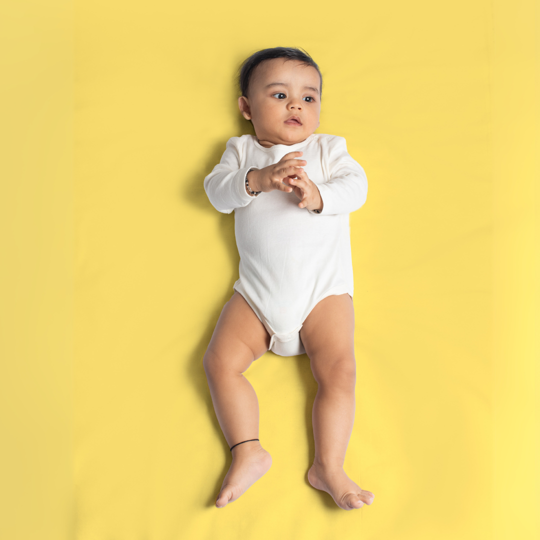 2 Pcs Full Sleeves Bodysuit | Farm, Off White