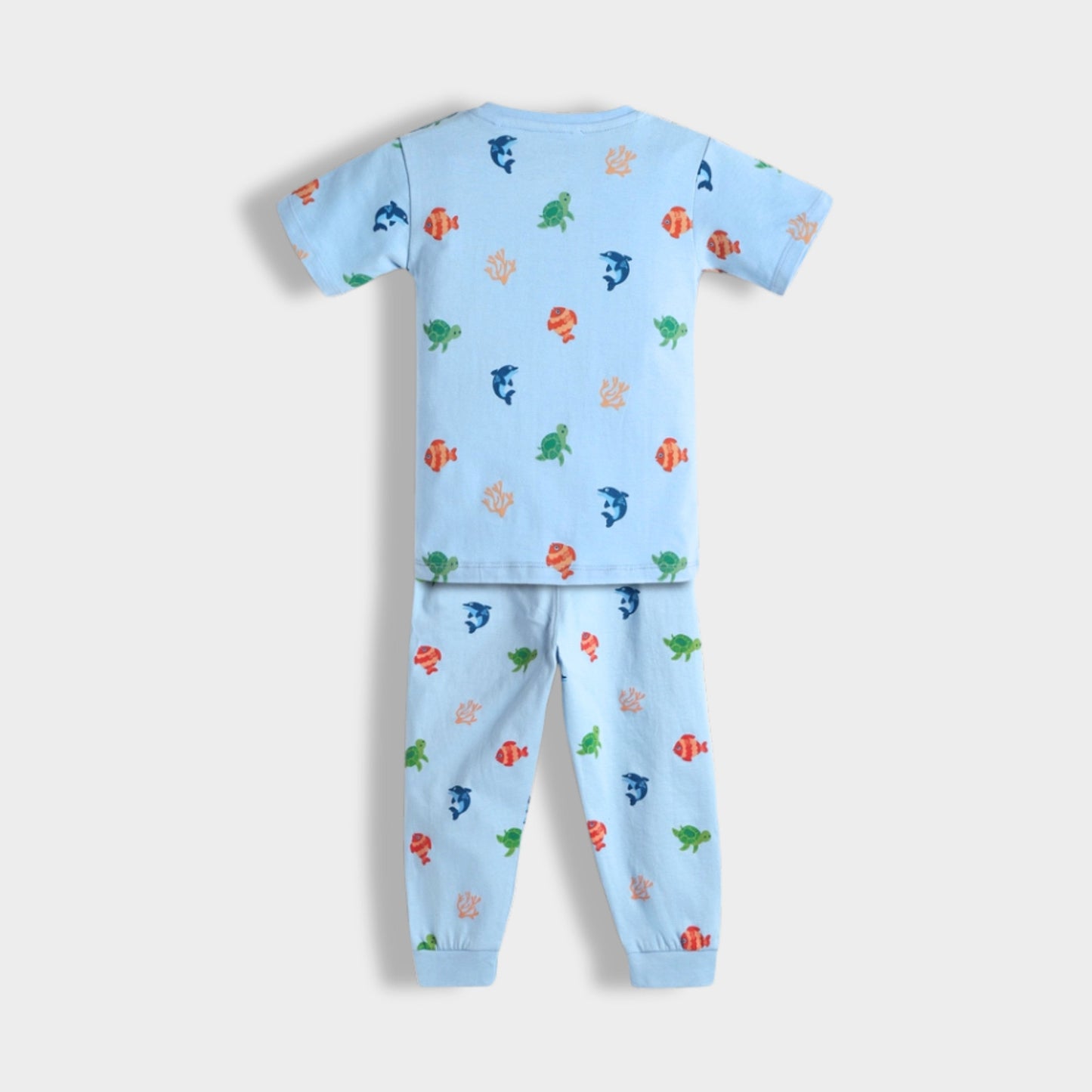 Half Sleeves Unisex Co-ord Set | Underwater Wonders