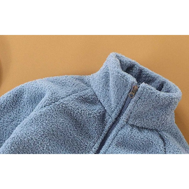 Blue Champ Girls and Boys Zipper Top