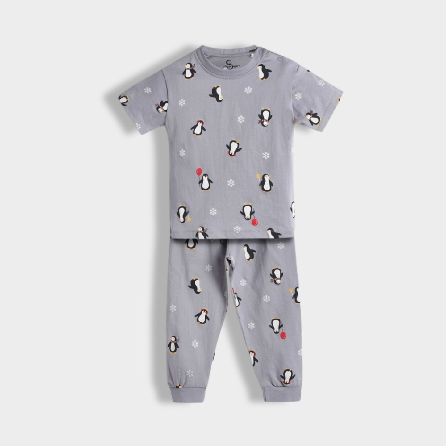 3 Pack Half Sleeves Unisex Co-ord Set | Furry, Space & Penguin