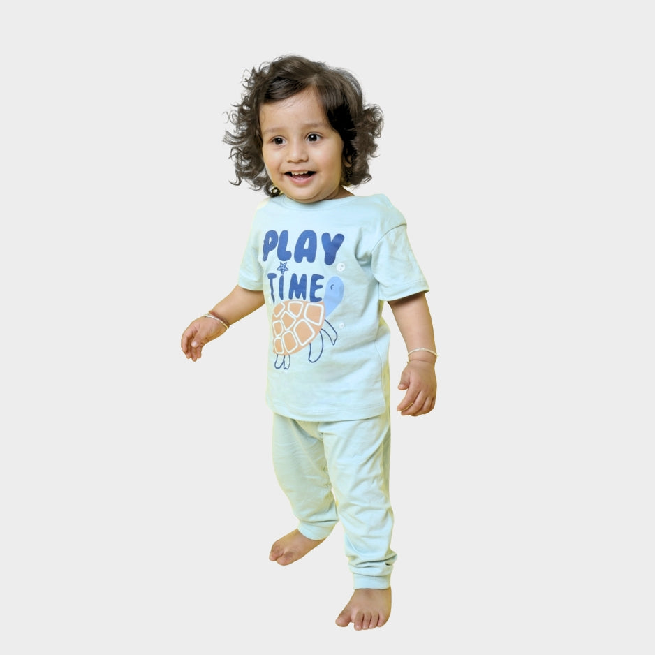 Half Sleeves Unisex Co-ord Set | Play Time
