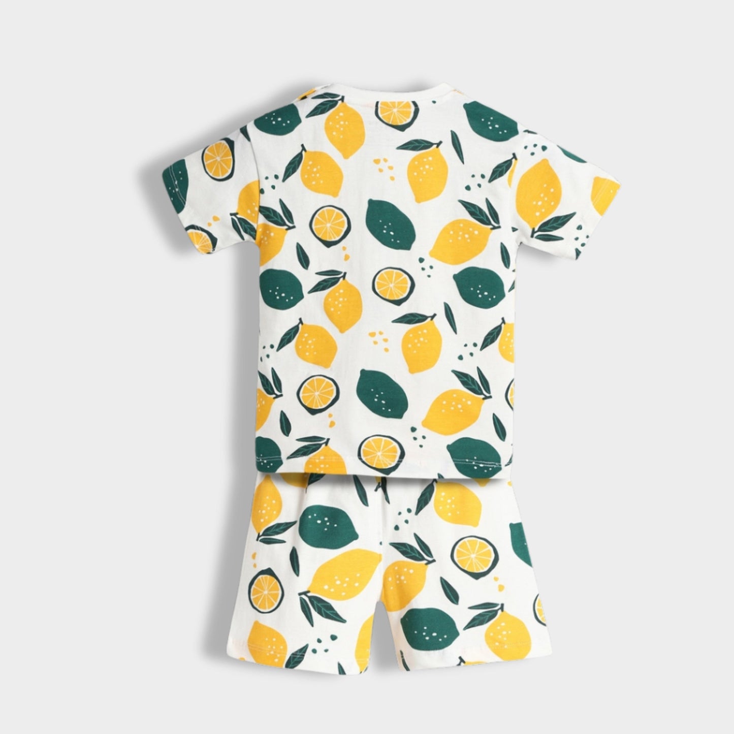 T-Shirt & Shorts Unisex Co-ord Set | Lemon Joy