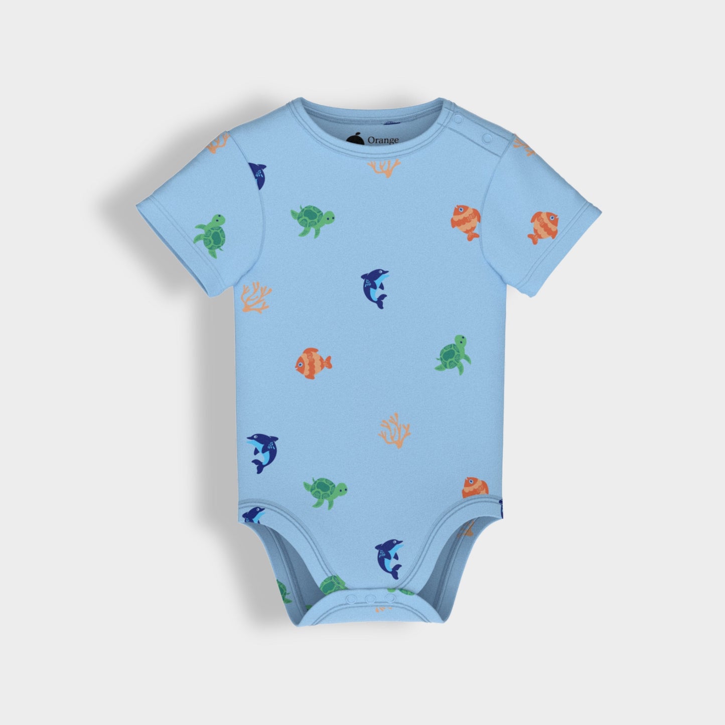 2 Pcs Half Sleeves Bodysuit | Space, Underwater