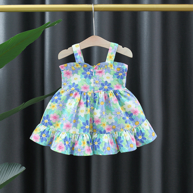 Aquatic Girls Floral dress