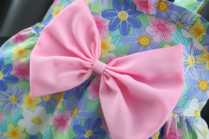 Aquatic Girls Floral dress