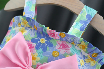 Aquatic Girls Floral dress