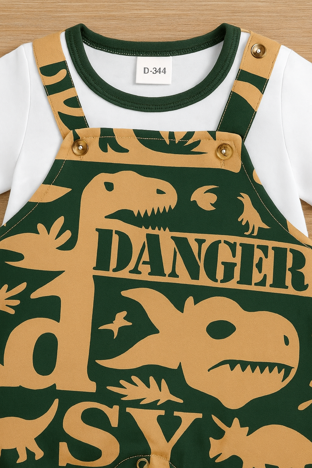 Cool Danger Baby Boys Girls Romper