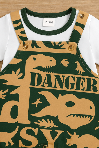 Cool Danger Baby Boys Girls Romper