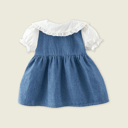 Classic Denim Girls Dress