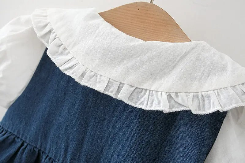 Classic Denim Girls Dress
