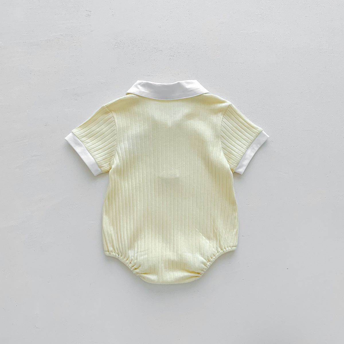 Collared Boys Teddy Rompers