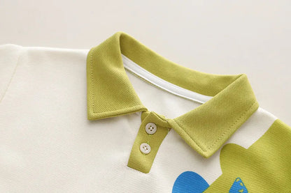 Cozy Dinosaur Tshirt and Jeans Boys Set