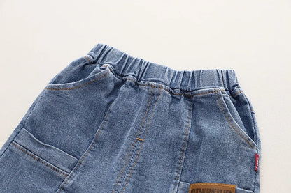 Cozy Dinosaur Tshirt and Jeans Boys Set