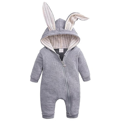 Bunny Ears Cute Baby Boys and Girls Romper Jumpsuit