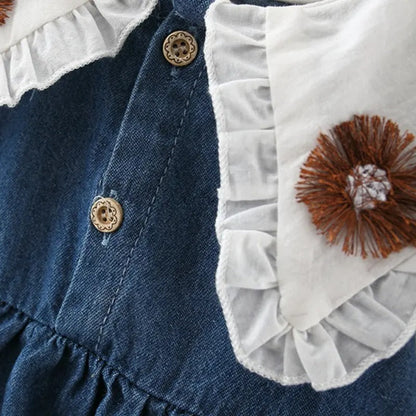 Classic Denim Girls Dress