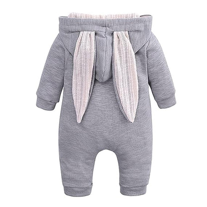 Bunny Ears Cute Baby Boys and Girls Romper Jumpsuit