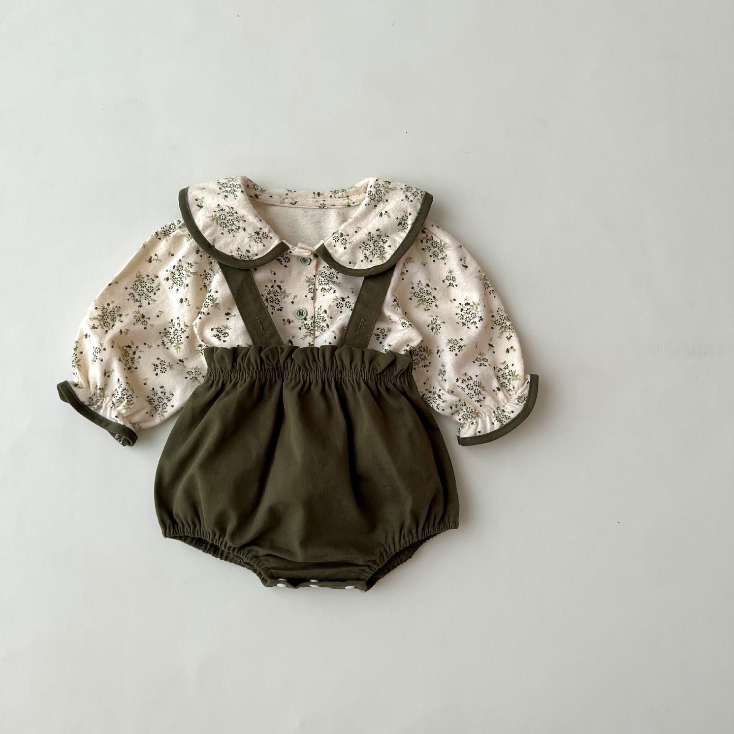 Bella Two Piece Baby Girls Romper Set