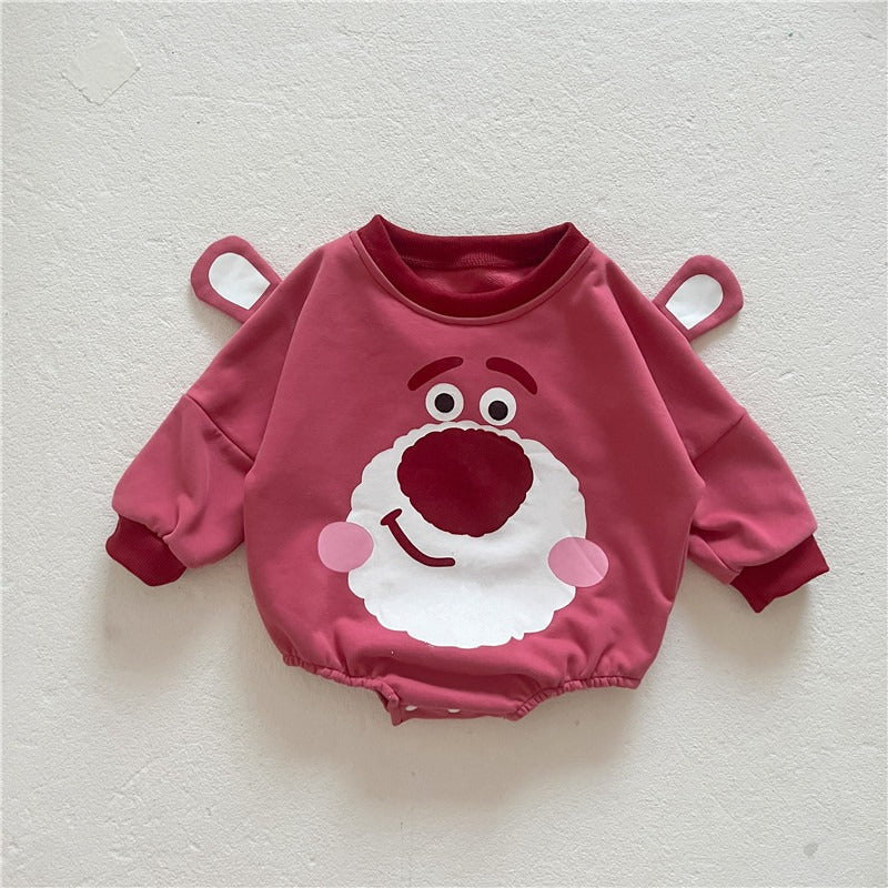 Bearberry Baby Boys and Girls Romper, Hat and Socks Set